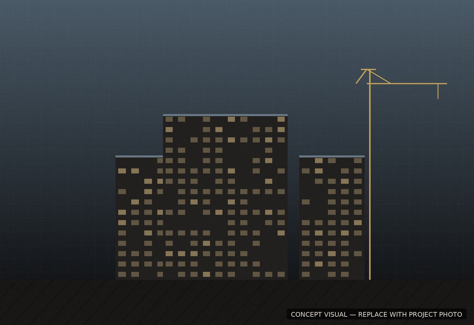 Concept visual for civil and structural works
